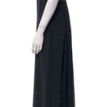 Marchesa Notte Black Maxi Silk Rhinestone beaded Gown Size 2 Photo 11