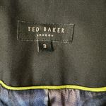 Ted Baker London Button Down Wool Vest Women Size 3 Satin Vivid Back Tux Collar Black Photo 7