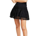 Free People FREE‎ PEOPLE Cruel Intentions Boho Mini Dress Black Sz 4 Photo 0