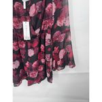 BCBGeneration Floral Romper Women S Black Red Witchy Vampire Whimsigoth NEW Photo 7