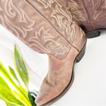 Laredo  Brown Lea Vamp Fox Western Cowgirl Boots Size 7.5 Photo 5