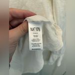Nation Ltd  Penny Tee in Off-White Pima Cotton Size XS Photo 6