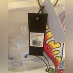 Ed Hardy NWT  Large Tote Clear PVC Bag with Butterfly and zipper Photo 6