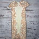 Tadashi Shoji Collette Lace Sheath Dress Ivory & Blush 14 Photo 7