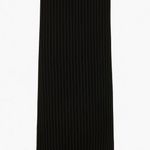 ZARA Black Striped Limited Edition Slip Midi Dress Photo 6