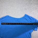 We The Free  T Shirt Women Medium Deep‎ V Neck Relaxed Loose Fit Short Sleeve Photo 4