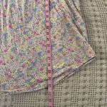 Ralph Lauren Lauren  Floral Print Nightgown Short Sleeve Sleep Pajama M Cotton Photo 6