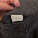 Poetry  EUC Women's Gray Cropped 100% Linen Pants Size 16 Photo 1