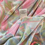 Lulu B Colorful Neon Tropical Flamingo 3/4 Sleeve Shift Dress LARGE Beach Cruise Photo 8