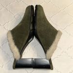 Aerosoles   Green Slip on Leather/Suede Mule Shoes (Size 6.5M) Photo 4