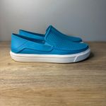 Crocs  CitiLane Roka Shoes Blue White Perforated Slip-On Loafer Womens 8 Comfort Photo 1