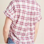 Paige  Kieran Tie Front‎ Plaid Blouse XS Photo 2