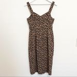 Banana Republic  Brown Tan Leopard Knee Length Dress Business Casual Party Size 2 Photo 9