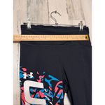 Under Armour  HeatGear Black Compression Leggings Women’s Small UA Logo Photo 7