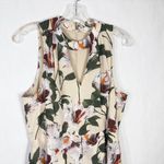 Entro Large Jumpsuit Dress Romper Floral Choker V Neck Sleeveless Lined 135 Photo 12