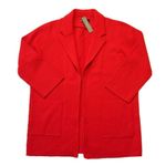 J.Crew NWT Sophie Open-Front Sweater Blazer in Bright Cerise Knit Cardigan XS Photo 1