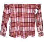 J.Crew NWT Plaid Slim Fit Long Sleeve Button Down Collard Flannel 2 Blush Pink Photo 5