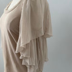 Marni Cream Ruffle Sleeve Blouse Photo 1