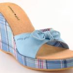 Tommy Girls TOMMY GIRL vintage Women Platform Wedge Heel Open Toe Slide Shoes Sz 7M Photo 0