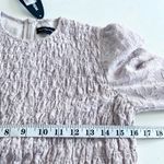 Wrong Side Of Right mauve smocked tiered modest 3/4 sleeve maxi dress XS Photo 8