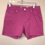 Seven7  Women’s Weekend Short Hot Pink Barbiecore Denim Jean Raw Hem Shorts Photo 0