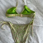 Glassons Green And Pink Floral  Bikini Photo 2