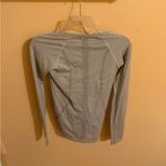 Lululemon  Swiftly Tech Long Sleeve in Tempo Stripe Black/White Photo 2