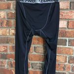 Nike pro combat womens compression capri leggings black large Photo 3