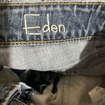 Silver Jeans Shorts Womens 32 35 Blue Eden Distressed Fringe Hem Cutoff Bottoms Photo 6