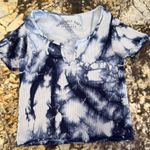 Aeropostale  Blue Short Sleeve Crop Top Photo 0