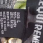 Requirements  L Lime Diagonal Plaid Top Photo 7