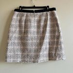 Ann Taylor Tweed Button A-line Skirt Lined Womens Size 12 Petite Work Photo 4