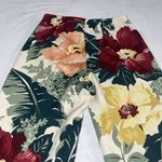 Tommy Bahama Sz 4 100% Silk Tropical Floral Capri Pants Photo 7