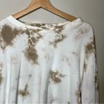 C&C California  Green/White Tie Dye Light Weight Long Sleeve Sweater Size Medium Photo 8