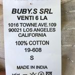 NEW Bubys Cotton White/Cream Embroidered lace top Blouse S White Photo 6