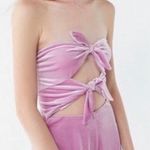 Urban Outfitters Velvet Romper Pink Photo 0