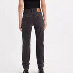 Levi's 501 Studded Straight Leg Jeans Womens Size 29x30 Glitter Bomb Black Denim Photo 1