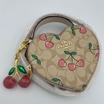 Coach Heart Shape Crossbody Bag With Heart Cherry Print Photo 2