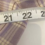 Pretty Little Thing Plaid Long Sleeve Button Down Lilac Shirt Dress NWT Sz 16 Photo 8