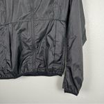 Zyia  Lightweight Full Zip Hooded Wind Breaker‎ Black Sz M Photo 2