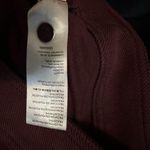 Anthropologie  Maeve Pant Seamed Flare High Rise Cropped Burgundy size 14 Photo 4