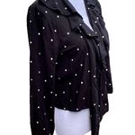 Amuse Society Its Not You Its Me Woven Top Polka Dot Long Sleeve Womens XS Photo 7