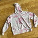 Blue Blush Los Angeles pink tie dye fleece sweatshirt Photo 0