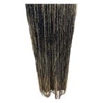 Mac Duggal NWT Size 4 Black Gold Beaded Fringe Gown Photo 14