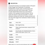 Mac Duggal  White Embellished Drop Shoulder Column Gown Photo 4