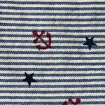 Tommy Hilfiger  Blue Striped Anchor Print Shirt Women’s S – Nautical Coastal Photo 10
