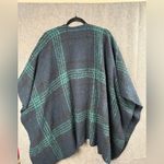 Woolrich  Womens One Size Cozy Blanket‎ Wrap Doris Stripe Blue/Green Photo 3