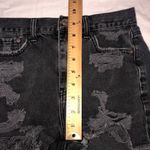 American Eagle Mom Short Size 00 Distressed Black Boho Grunge Festival High Rise Photo 5
