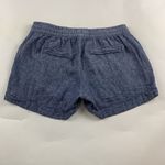 Old Navy  Blue Chambray Linen Blend Pull On Shorts M Photo 3