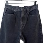 SLVRLAKE Jeans 28 London Denim Straight Leg Distressed Long Gone Faded Black Photo 5